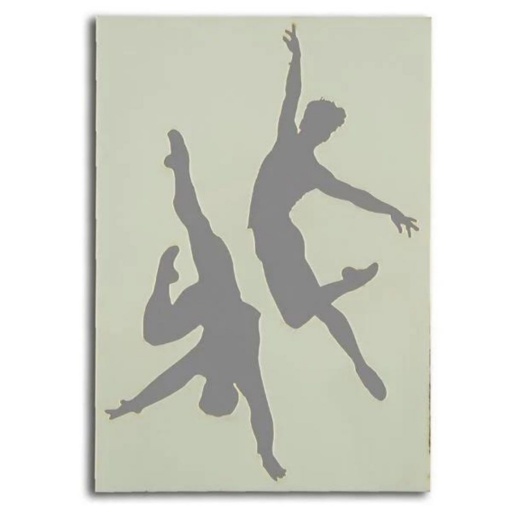 Stencil - Men in Motion (8x5 inch)